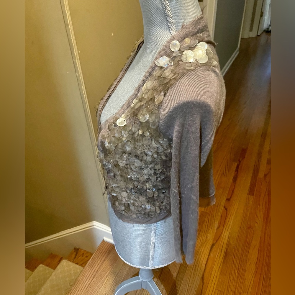 Line Sequined Cardigan - Picture 4 of 10